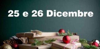 25 e 26 Dicembre Busta Paga - Natale e Santo Stefano lavoro